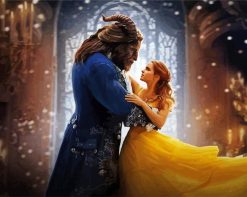 Beauty And The Beast Movie paint by numbers