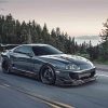 Black Toyota Supra paint by numbers