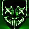 Black And Green Neon Mask paint by numbers