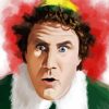 Buddy The Elf Art paint by number