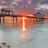 Clearwater Sunset Seascape paint by numbers