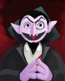 Count Von Count Art paint by numbers