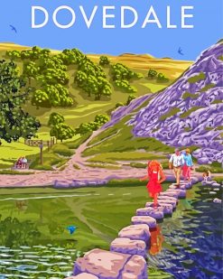 Dovedale poster paint by number