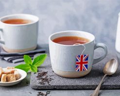 English Tea Cupspaint by numbers