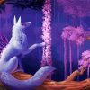 Fantasy Foxes And Sakura paint by numbers