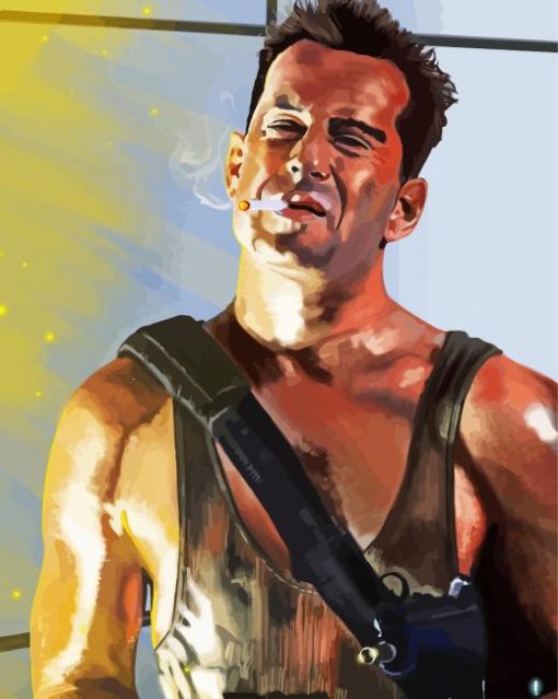 John McClane Art paint by numbers