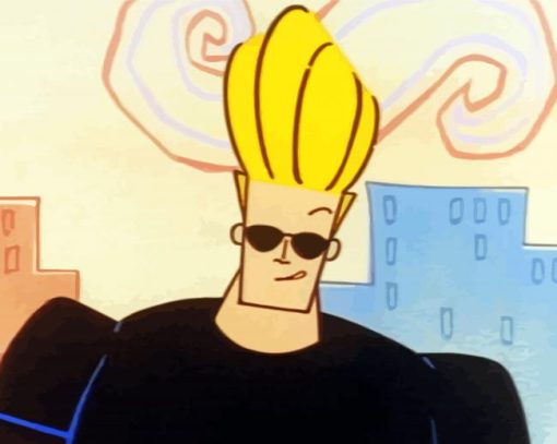 Johny Bravo Character paint by numbers