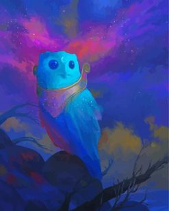 Mystic Blue Owl paisnt by number