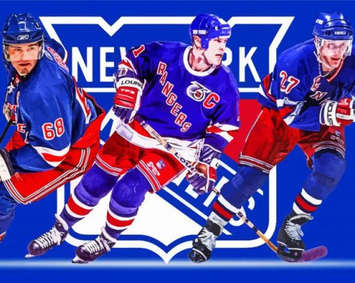 New York Rangers paint by numbers