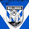 Nrl Bulldogs Logo paint by numbers