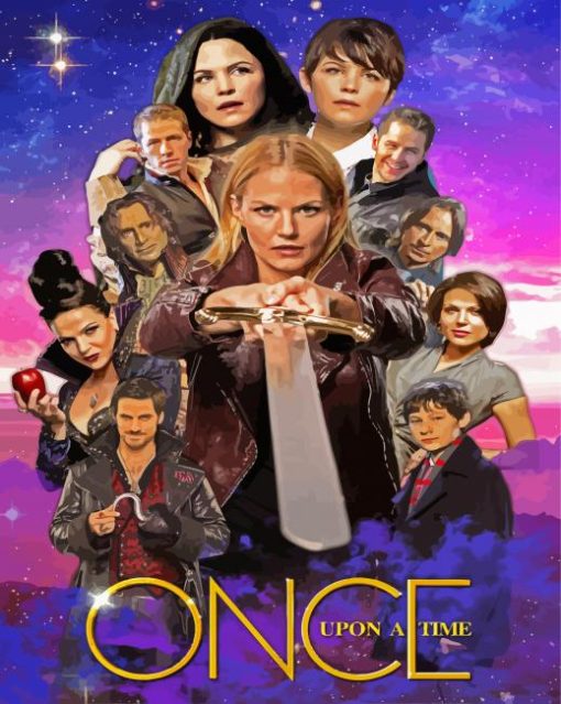 Once Upon A Time Poster paint by numbers