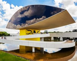 Oscar Niemeyer Design paint by numbers