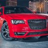 Red Chrysler 300 Srt Paint by numbers
