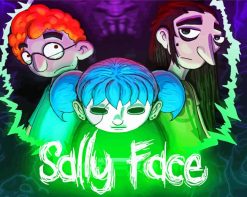 Sally Face Game paint by numbers