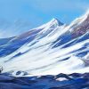 Scandinavian Montains Art paint by numbers