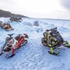 Snowmobiles paint by numbers