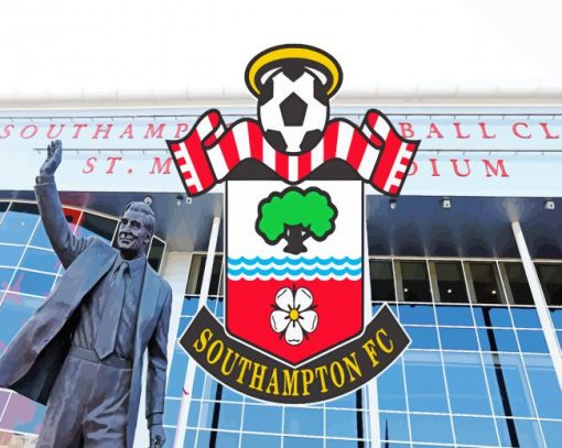 Southampton FC Logo paint by numbers