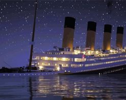 Titanic Sinking paint by numbers