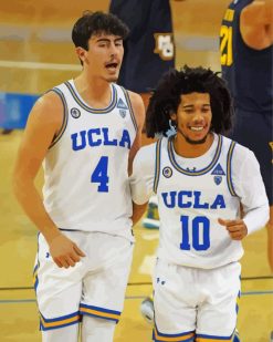 UCLA Bruins Basketball PlayersUCLA Bruins Basketball Players paint by number