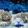 White Tigers Cubs paint by numbers
