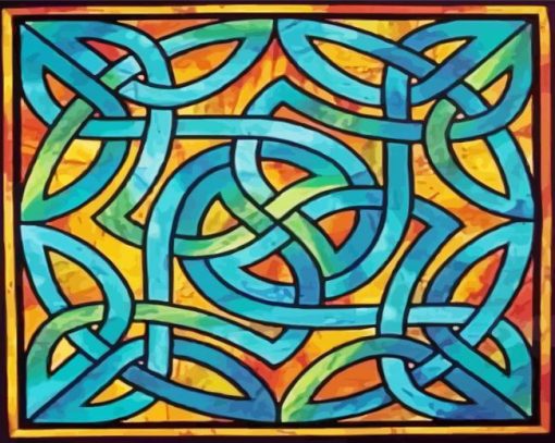 Aesthetic Celtic Knowtork paint by numbers