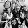 black and white The waltons paint by number
