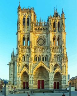 Cathedral Note Dame Amiens paint by numbers