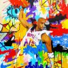 Colorful Vince Carter paint by numbers