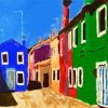 Colorful Scenes Of Venice paint by numbers