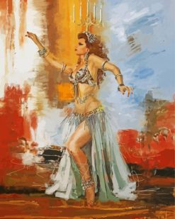 Cool Belly Dancer paint by numbers
