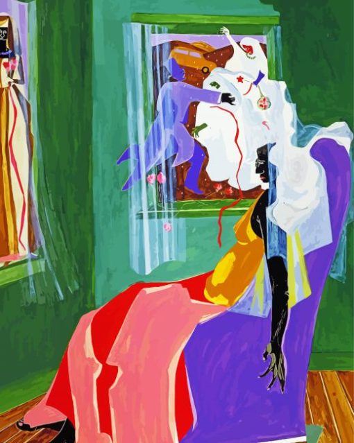 dreams by Jacob Lawrence paint by number