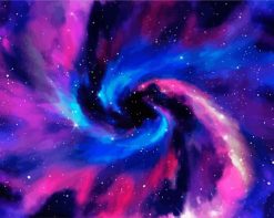 Galaxy Milky Way paint by numbers