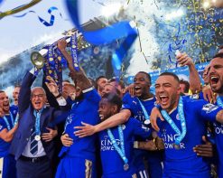 Leicester City Celebrating paint by numbers