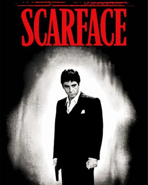 Scarface Movie paint by numbers