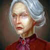 Scary Old Lady paint by number
