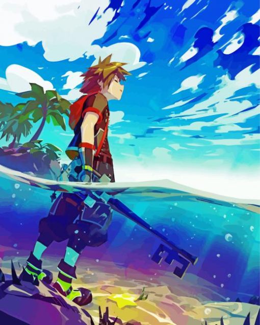 Sora In Water paint by numbers