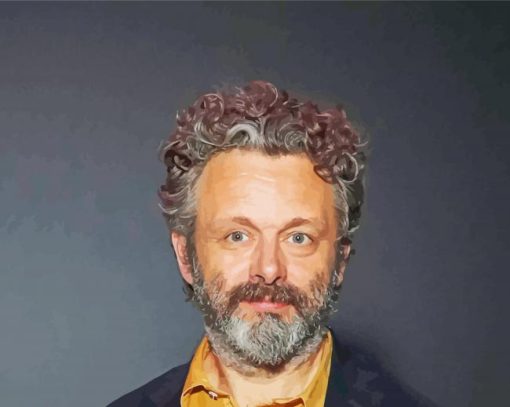The Actor Michael Sheen paint by number