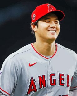 The Japanese Shohei Ohtani paint by numbers