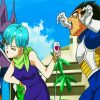 Vegeta And Bulma Lovers paint by numbers