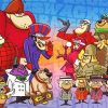 Wacky Races Characters paint by numbers