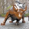 Wall Street Bull Sculpture paint by numbers