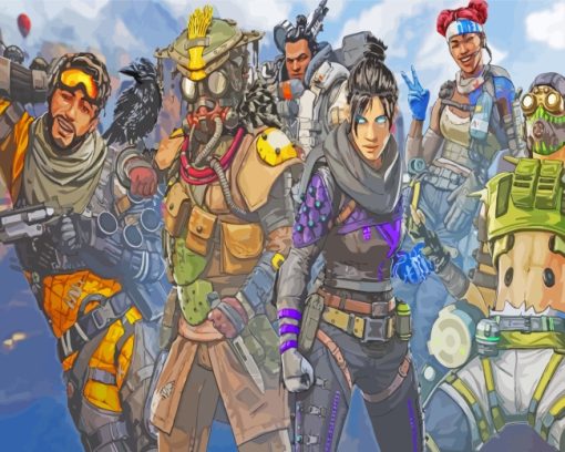 Apex Legends Game paint by numbers
