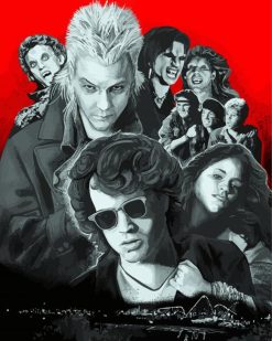 Black And White The Lost Boys paint by numbers