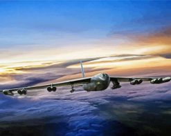 Boeing B 52 Bombers Plane paint by numbers