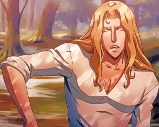 Castlevania Anime Character paint by numbers