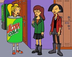 Daria Sitcom Characters paint by numbers