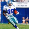 Emmit Smith Player paint by numbers
