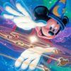 Fantasia Mickey Mouse paint by numbers