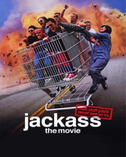 Jackass Forever Poster paint by numbers