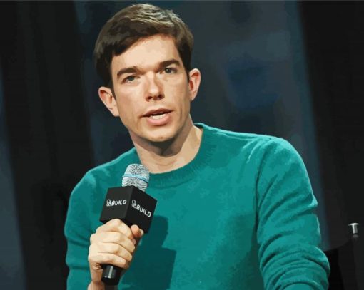 John Mulaney Comedian paint by numbers